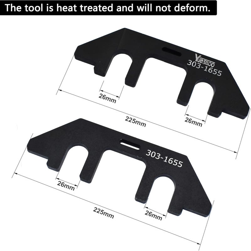 Yuesstloo 303-1655 Camshaft Holding Alignment Timing Tool, Compatible with Ford 3.5L EcoBoost Upgraded GT F-150 Expedition Lincoln Navigator, with Cylinder Head Screw Removal Socket, RT11 - Image 3